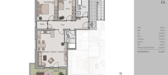 2 bedrooms Apartment in Straubing, Germany No. 114622 2