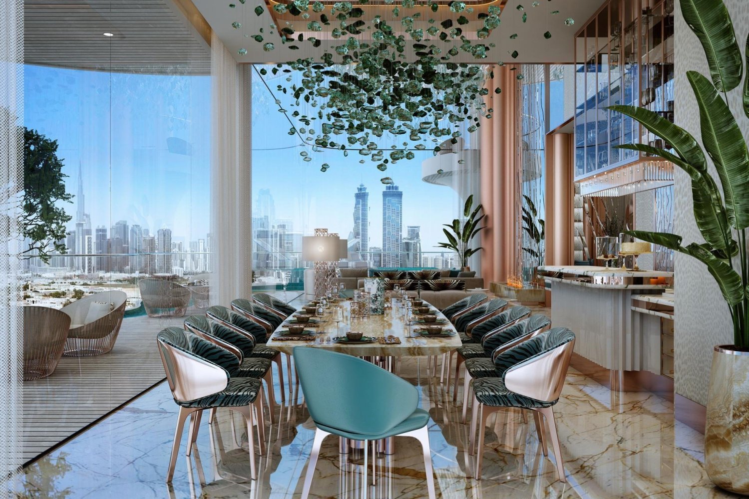 Apartamento de 3 dormitorios en CAVALLI COUTURE, Al Safa, UAE No. 63260