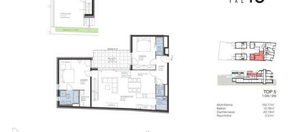 3 rooms Duplex in Hietzing, Austria No. 252012 14