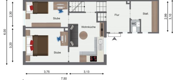 2 bedrooms Townhouse in Hamm, Germany No. 24102 17