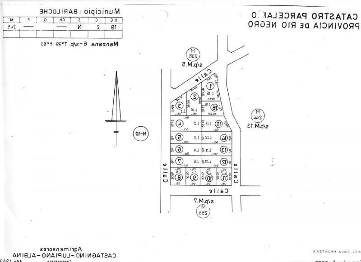  Land in San Carlos de Bariloche, Argentina No. 38784