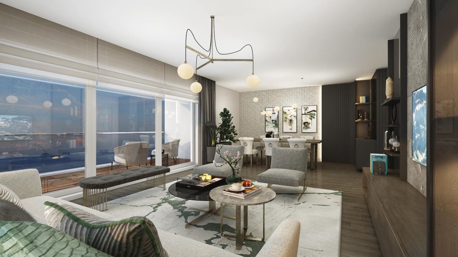 Квартира 4+1 в Deniz Istanbul, Стамбул, Турция № 35475