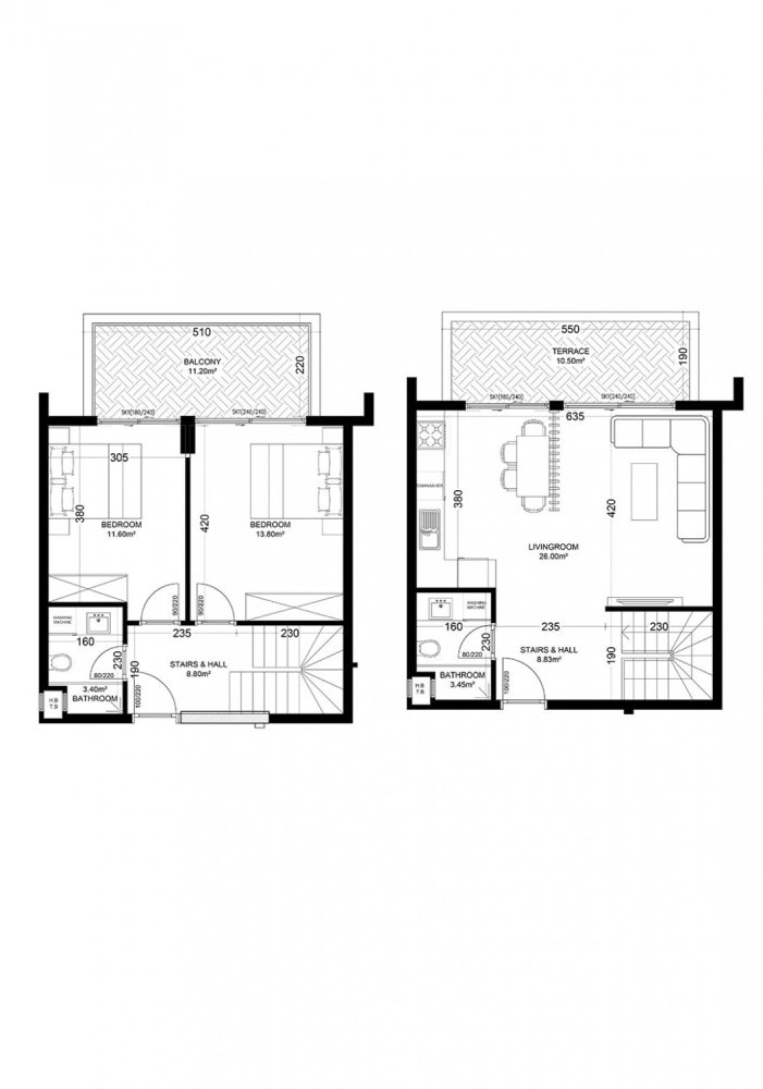 Пентхаус 2+1 в Yekta Golden Valley, Оба, Турция № 37748 1