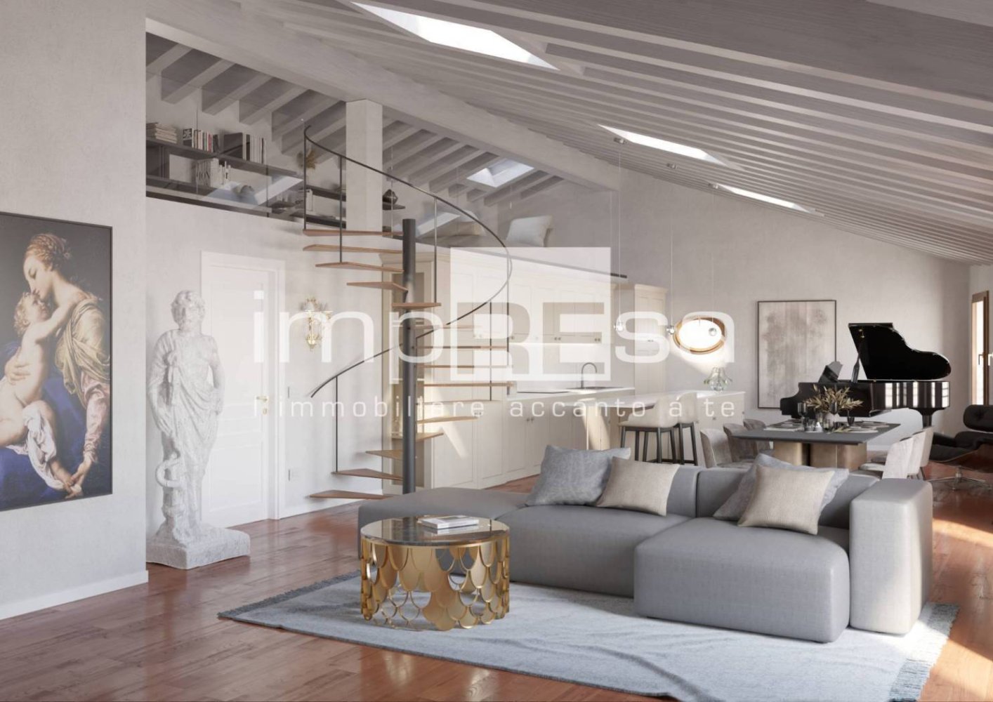 3 Schlafzimmer Penthouse in Portogruaro, Italy, Nr. 121158