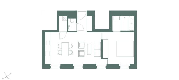 Apartamento de 2 habitaciónes en Vienna, Austria No. 10820 13