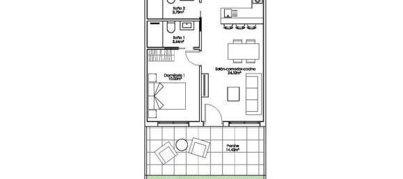 3 Schlafzimmer Bungalow in Alicante, Spain, Nr. 176436 6