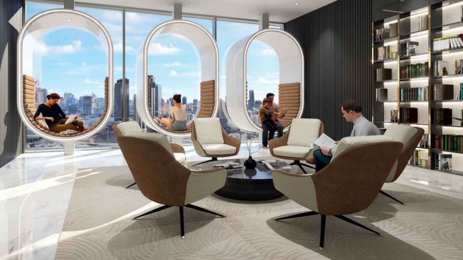 2 Schlafzimmer Wohnung in BAYZ 101, Business Bay, UAE, Nr. 62214