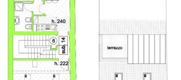 Квартира с 2 спальнями в Форли, Италия № 374619 22