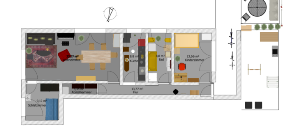 2 غرف نوم تاون هاوس في Sudwestpfalz, Germany رقم 364596 15