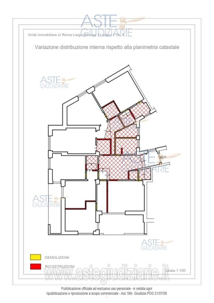 Apartamento de 6 divisões em Rome, Italy N.º 25848