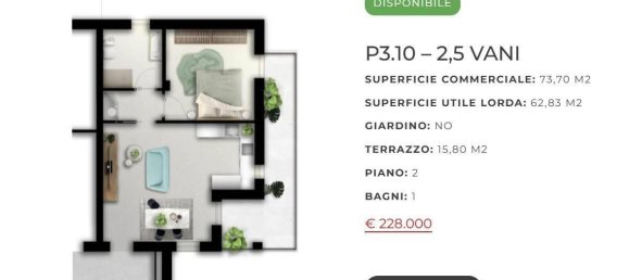 3 rooms Apartment in La Spezia, Italy No. 24616 4