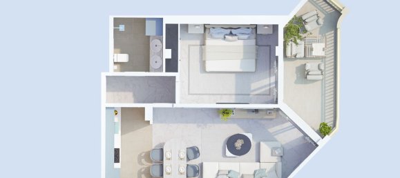 1 Schlafzimmer Penthouse in Fuengirola, Spain, Nr. 51035 13