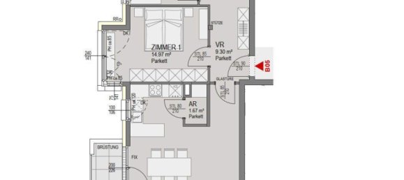 3 rooms Apartment in Graz, Austria No. 262465 3