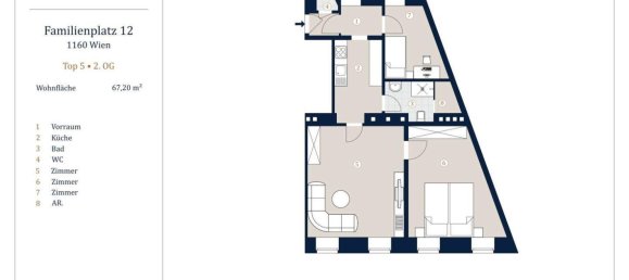 3 rooms Apartment in Ottakring, Austria No. 86400 8