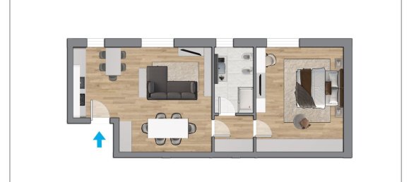 2 rooms Apartment in Buccinasco, Italy No. 4395 31