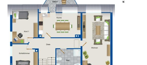 Apartamento de 5 habitaciónes en Hildesheim, Germany No. 62330 16