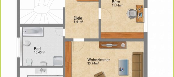 Apartamento de 3 divisões em Darmstadt, Germany N.º 310724 16