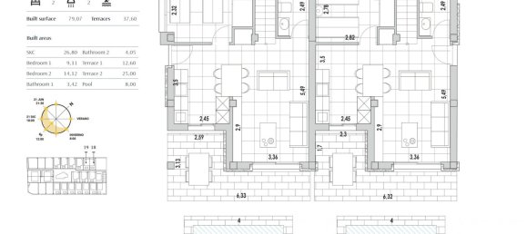 2 bedrooms Villa in La Florida, Spain No. 7211 19