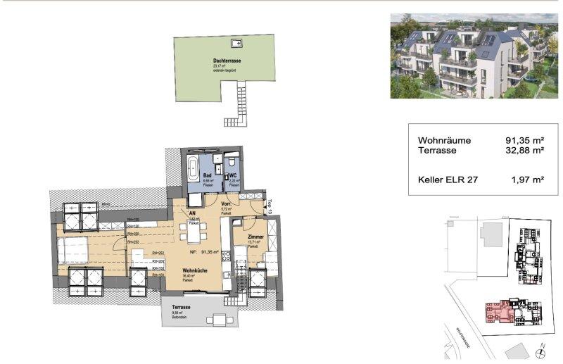 2غرفة قطعة أرض في Vienna, Austria رقم 241819