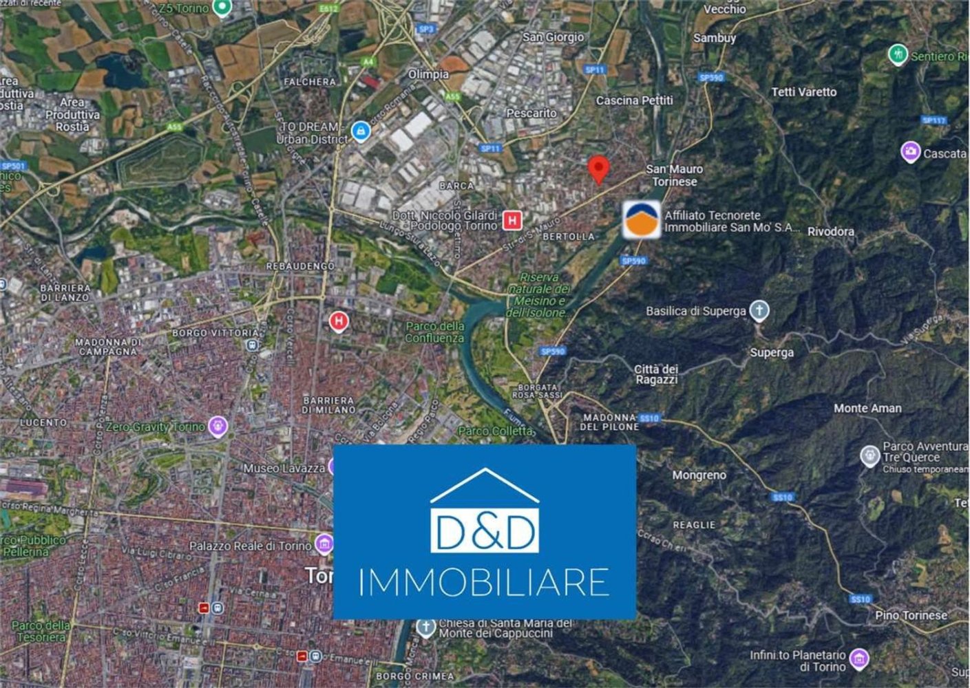 3غرفة شقة في San Mauro Torinese, Italy رقم 9078