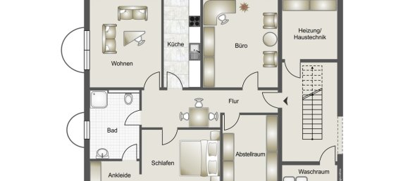 Apartamento de 3 divisões em Baden-Wurttemberg, Germany N.º 91475 15