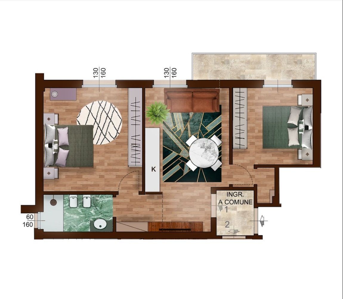 3-Zimmer Wohnung in Florence, Italy, Nr. 291032