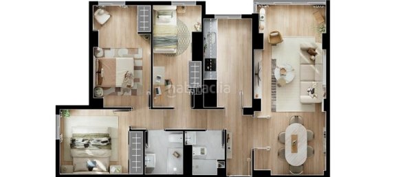 3 bedrooms Apartment in Malaga, Spain No. 167382 3