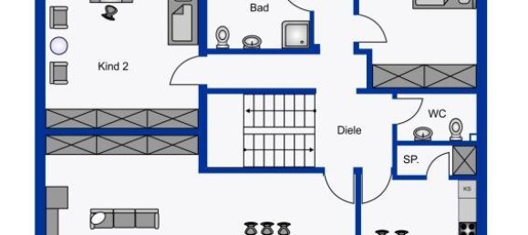 Здание с 6 комнатами в Виттмунд, Германия № 162733 13