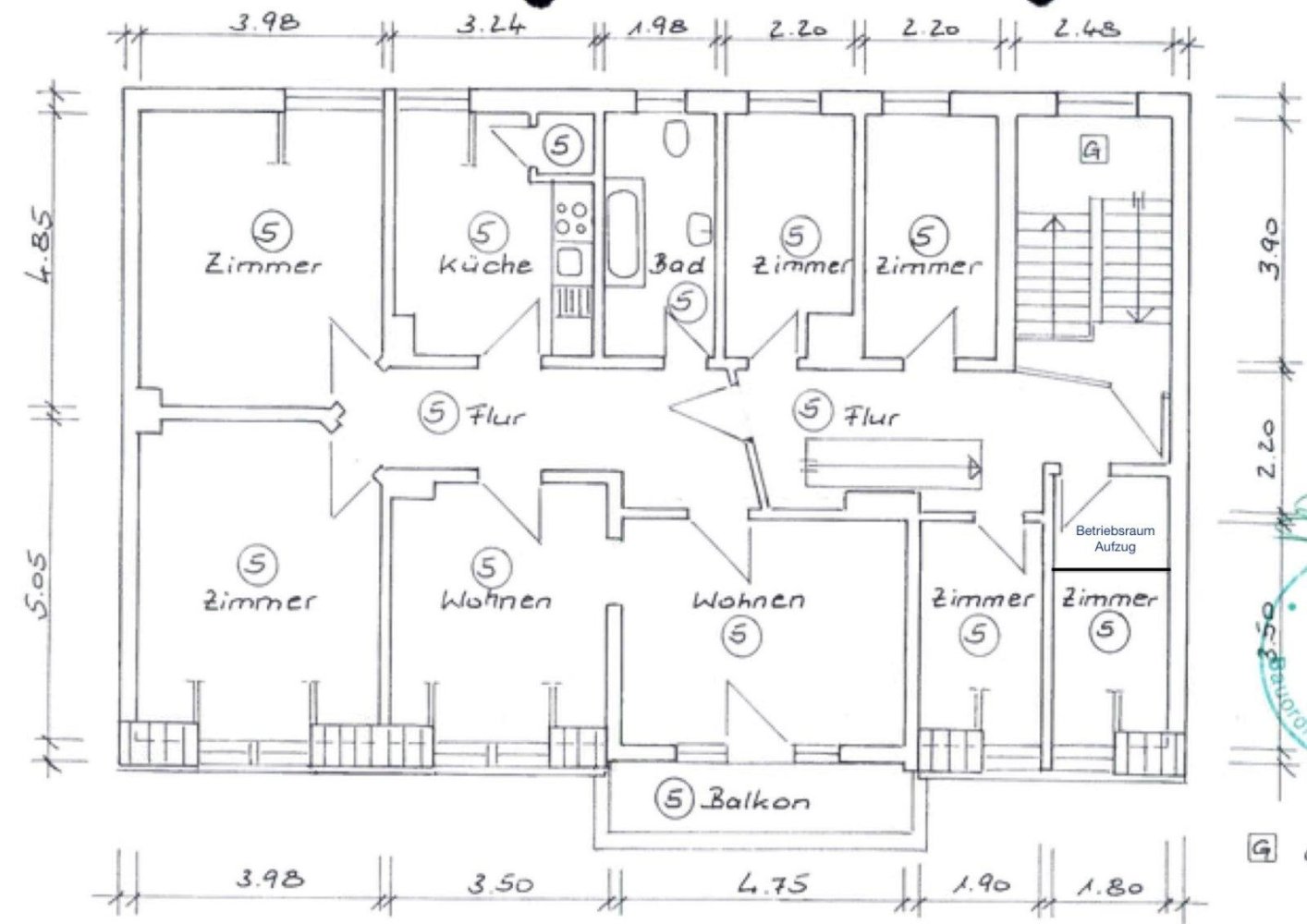 8-Zimmer Wohnung in Niedersachsen, Germany, Nr. 249662