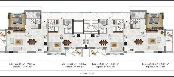 2 rooms Penthouse in Avsallar, Turkey No. 29839 11
