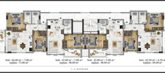 2 rooms Penthouse in Avsallar, Turkey No. 29839 10