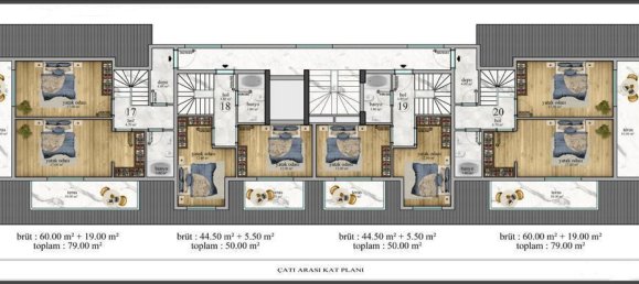 2 rooms Penthouse in Avsallar, Turkey No. 29839 12