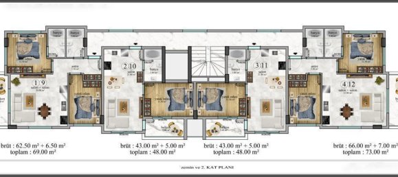 2 rooms Penthouse in Avsallar, Turkey No. 29839 9