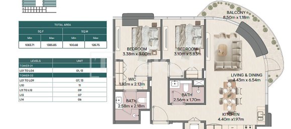 3 dormitorios dúplex en venta en Ras Al Khaimah, UAE № 201089 16