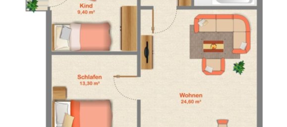 2 غرف نوم شقة في Offenbach, Germany رقم 335115 14