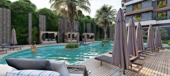 Квартира 1+1 в Авсаллар, Турция № 31543 4