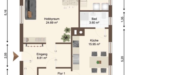 Дом с 2 спальнями в Зальцланд, Германия № 325677 7