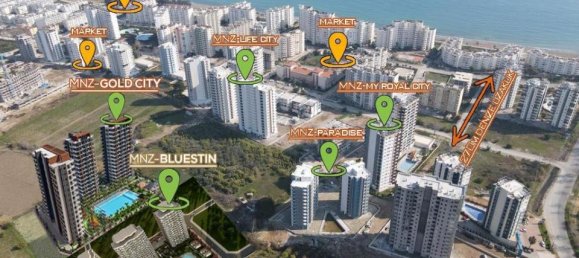 شقة 1+1 في Mersin, Turkey رقم 31828 20