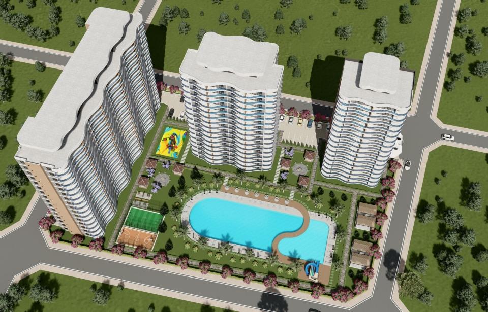 شقة 1+1 في Mersin, Turkey رقم 31828