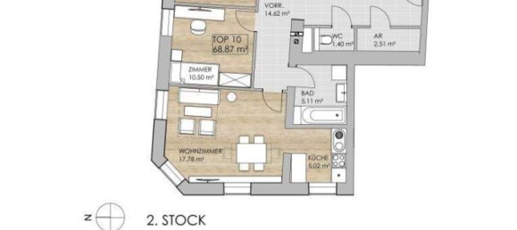 3 rooms Apartment in Hernals, Austria No. 134037 15