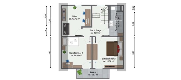 4 rooms House in Rhein-Sieg, Germany No. 144519 13
