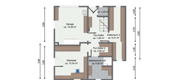 4 rooms House in Rhein-Sieg, Germany No. 144519 15