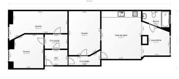 3 Schlafzimmer Wohnung in Lisbon, Portugal, Nr. 12905 2