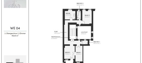 Apartamento de 3 habitaciónes en Schoneberg, Germany No. 55394 15