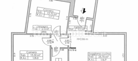 2 Schlafzimmer Wohnung in Verona, Italy, Nr. 324388 4