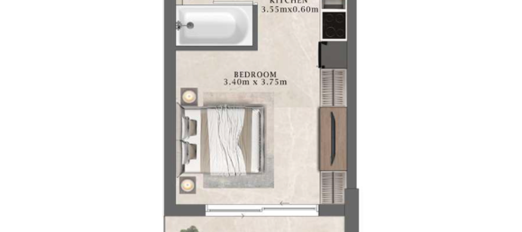 Estudio en Al Marjan Island, UAE No. 121501 8