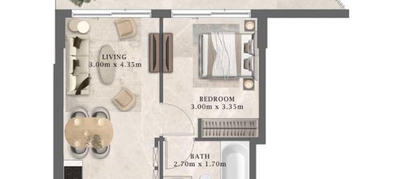 Estudio en Al Marjan Island, UAE No. 121501 6