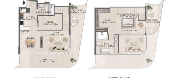 Estudio en Al Marjan Island, UAE No. 121501 7