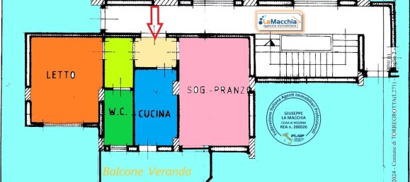 3 rooms Apartment in Torregrotta, Italy No. 209034 22