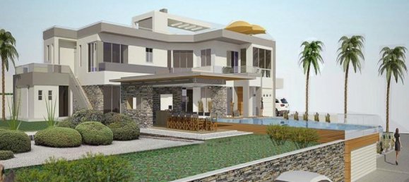 Вилла с 4 спальнями в Аспрогия, Кипр № 22362 4